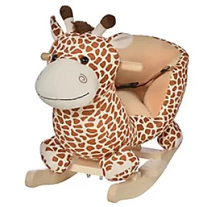 image of HOMCOM Rocking Horse 330-006 Beige