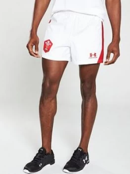 image of Urban Armor Gear Wales WRU Replica Shorts - White/Red, Size 3XL, Men