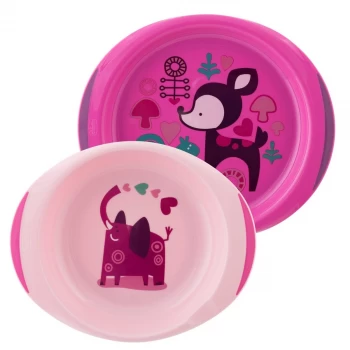 Image of Chicco Flat Background And Top Color Pink And Green 12m +