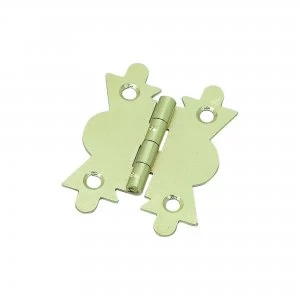 Image of Wickes Butterfly Cabinet Hinge - Brass 51mm Pack of 2