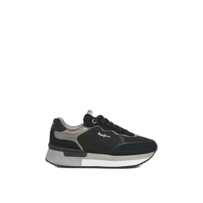 Image of Pepe Jeans Womens Trainers Pepe Jeans Rusper Glam Noir Female 38