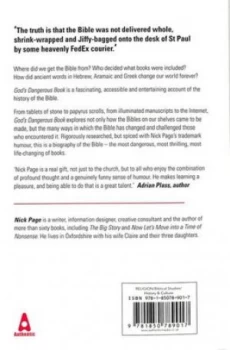 Image of Gods Dangerous Book the Surprising History of the Worlds Most Radical Book by Nick Page Book