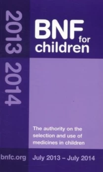 Image of Bnf for Children 2013-2014 by British Medical Association Paperback