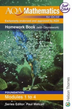 Image of Aqa Mathematics for Gcse Foundation. Homework Book by Paul Metcalf Paperback