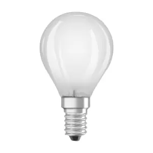 Image of Osram 2.8W Parathom Frosted LED Globe Bulb E14/SES Very Warm White - (438675-590496)