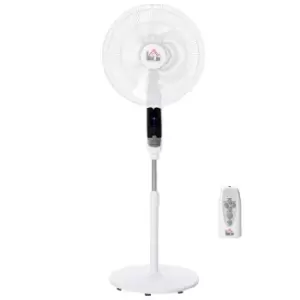 Image of Homcom 54" Pedestal Fan LED Panel