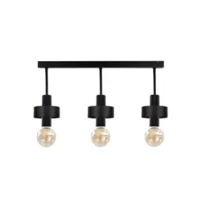 image of Unica Ceiling Spotlight Bar Black, 60cm, 3x E27