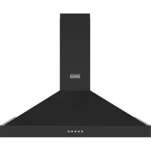 Image of Stoves ST STERLING CHIM 100PYR BLK 100cm Chimney Cooker Hood - Black
