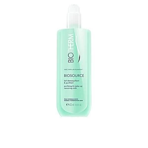 Image of BIOSOURCE purifiying & make-up removing milk 400ml