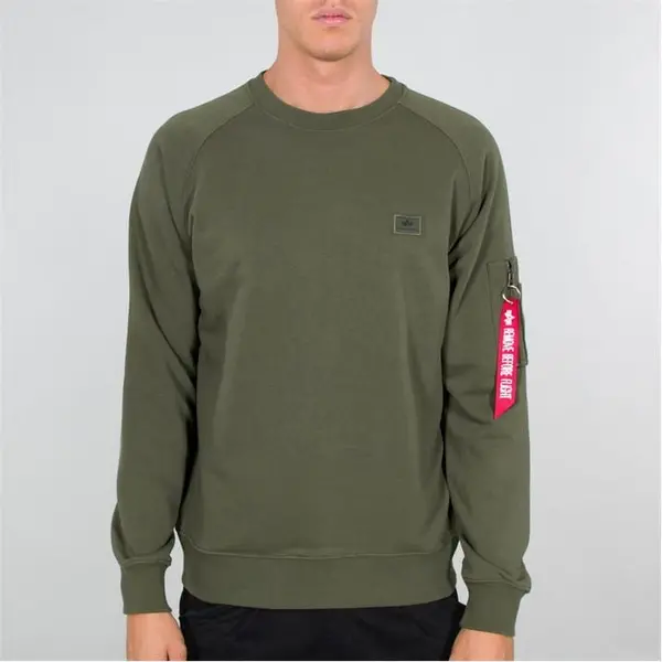 Alpha Industries X-Fit Sweatshirt, green, Size S