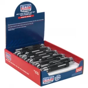 Image of Sealey AK7186 TRX-Star* Key Set with Power Bar 8pc Long Display Bo...