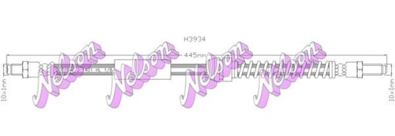 Image of Brake hose KAWE H3934