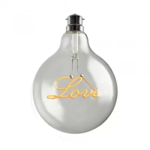 Image of Vintage 2W LED Love Globe Bulb with BC/B22 Cap
