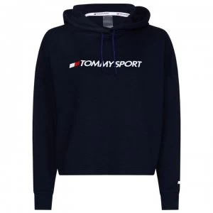 image of Tommy Sport Crop Hoodie - Desert Sky