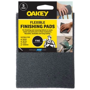 image of Oakey Flexible Finishing Pads - Pack of 5