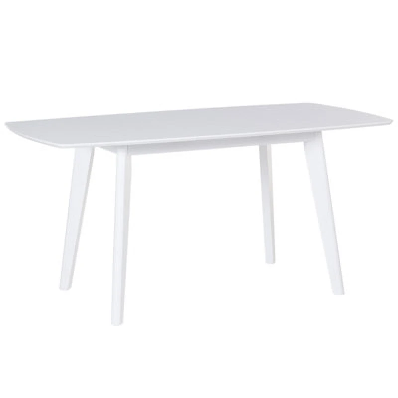 Image of Beliani Extending Dining Table Sanford White 120/160 Cm 80 Cm