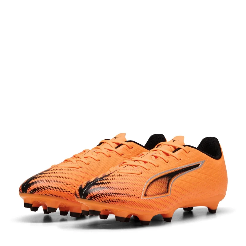 Image of Puma Ultra 6 Play Adults Firm Ground Football Boots Orange/Black male 9 (43)