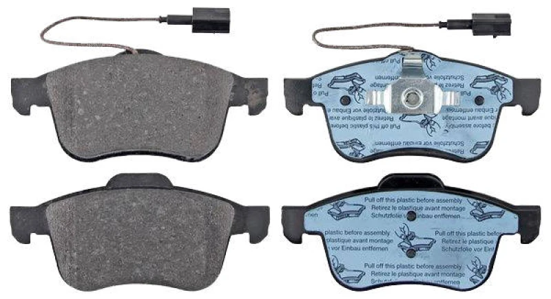Image of A.B.S. 37485 Brake pad set with integrated wear sensor Brake Pad Set,disc brake (402)