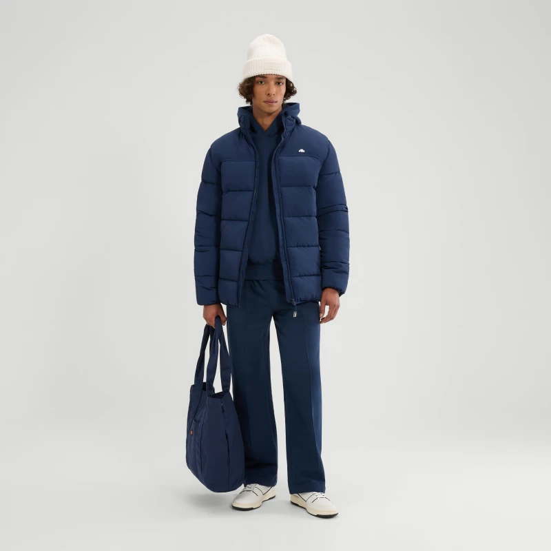 Image of Ellesse Mens Nebulus Padded Jacket in Navy Size: Small Navy Male S