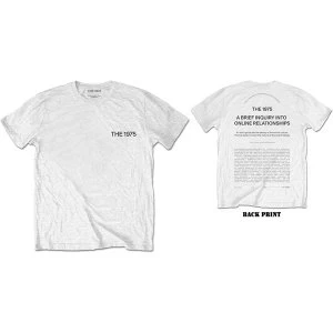 Image of The 1975 - ABIIOR Wecome Welcome Mens Large T-Shirt - White