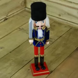 Image of Premier Decorations Ltd - 38cm Christmas Nutcracker Wooden Soldier Decoration - Opt 3