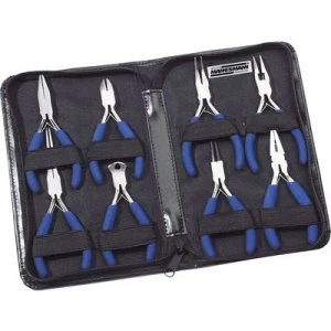 image of Brueder Mannesmann 10808, 8 Piece Electronics Pliers Set