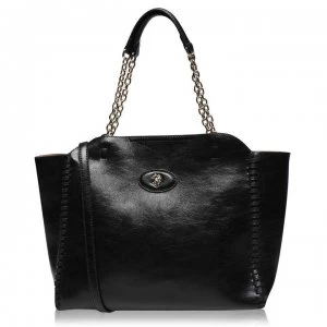 image of US Polo Assn Benton Large Tote Bag - BLACK 000