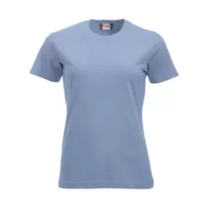 Image of Clique Womens/Ladies New Classic T-Shirt (L) (Light Blue)