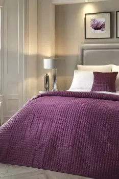 Image of Stella' Winter Rich Velvet Quilted Bedspread Throw