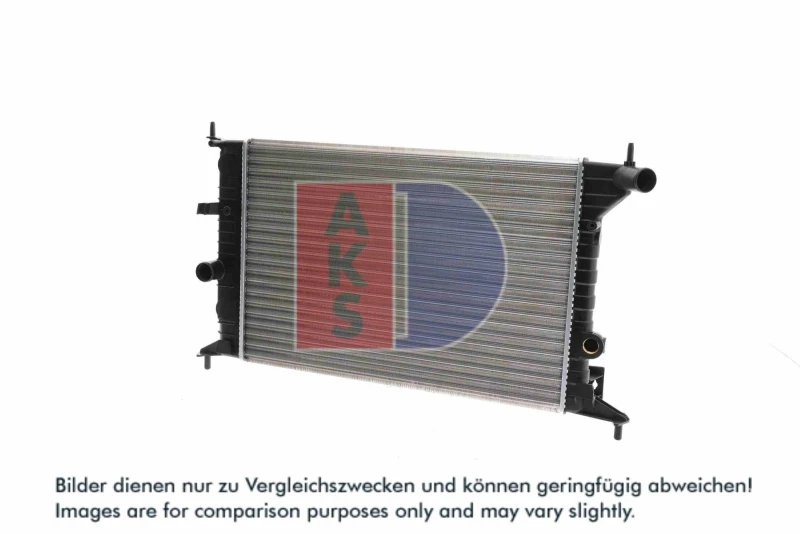 Image of AKS DASIS 150810N Engine radiator Aluminium, Mechanically jointed cooling fins Radiator,engine cooling (470)