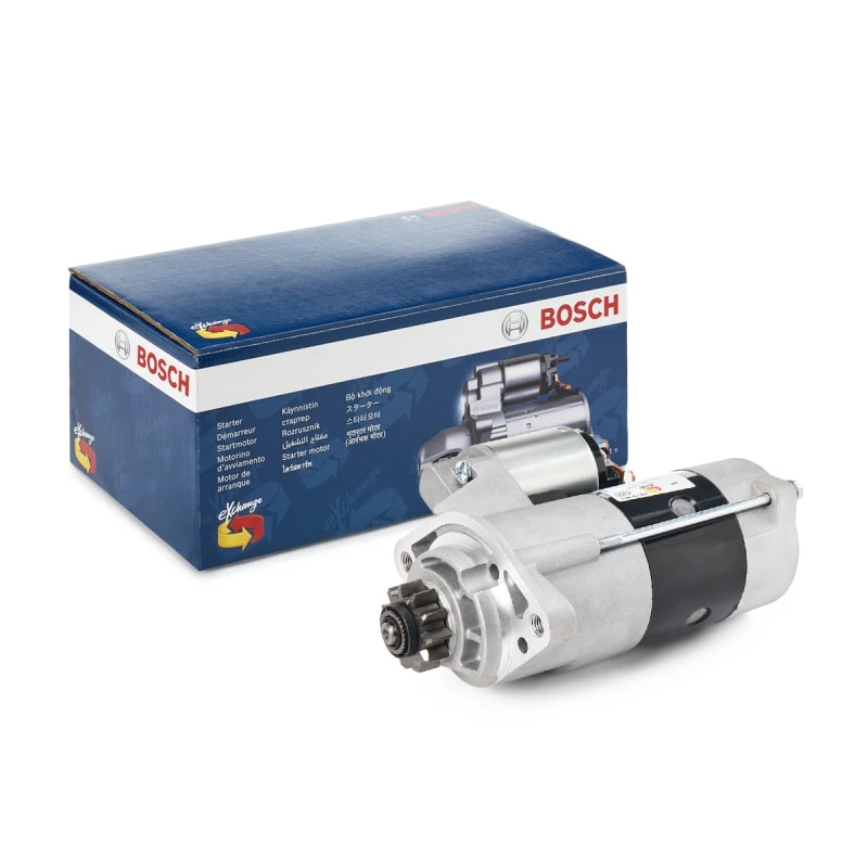 Image of Bosch 0 986 025 730 Starter motor 2kW, 12V, Number of Teeth: 11 Starter (2)