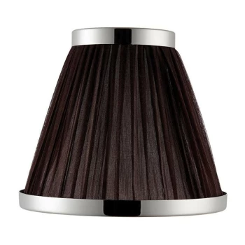 Image of Interiors - Chocolate And Nickel Six Inch Shade, E14