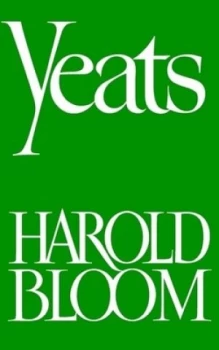 Image of Yeats by Harold Bloom Paperback