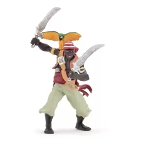 Image of Papo Pirates and Corsairs Pirate with Sabres Toy Figure, 3 Years...