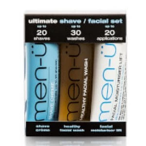 men-u Ultimate Shave Facial Set - 15ml (3 Products)