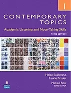 Image of contemporary topics 1 academic listening and note taking skills 3rd edition