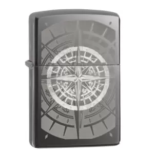 image of Zippo Black Ice 150 Compass windproof lighter