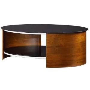 image of Jual San Marino Walnut Oval Coffee Table