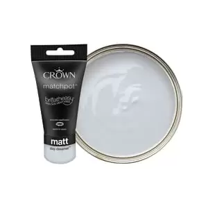 image of Crown Matt Emulsion Paint - Day Dreamer Tester Pot - 40ml