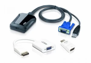 Image of Aten CV211CP - Laptop USB KVM Console Crash Cart Adapter IT Kit