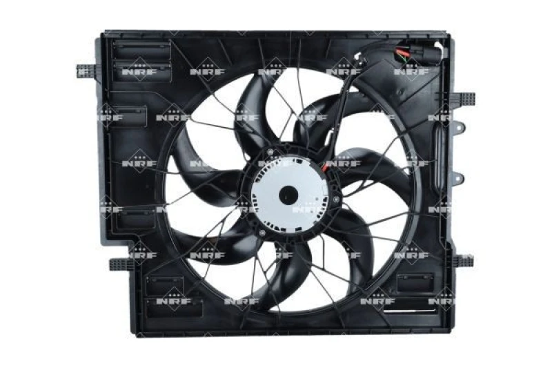 Image of NRF 47967 Cooling Fan with radiator fan shroud Fan,radiator (508)