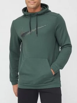 Image of Nike Training Dry Overhead Hoodie - Green