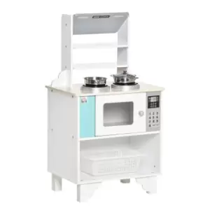 Image of Jouet Kids Kitchen Play Cooking Toy Set with Pots Cooking Bench for 3-6 Years Old