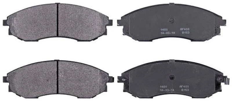 Image of A.B.S. 37927 Brake pad set with acoustic wear warning Brake Pad Set,disc brake (402)