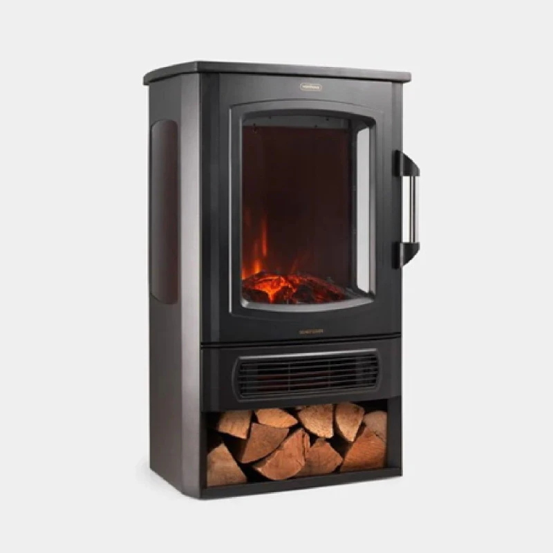 Image of VonHaus Electric Stove & Log Store Black unisex One Size