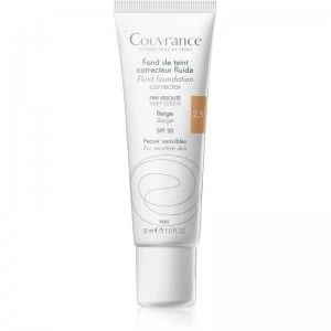 image of Avene Couvrance Fluid Coverage Foundation SPF 20 Shade 2.5 Beige 30ml