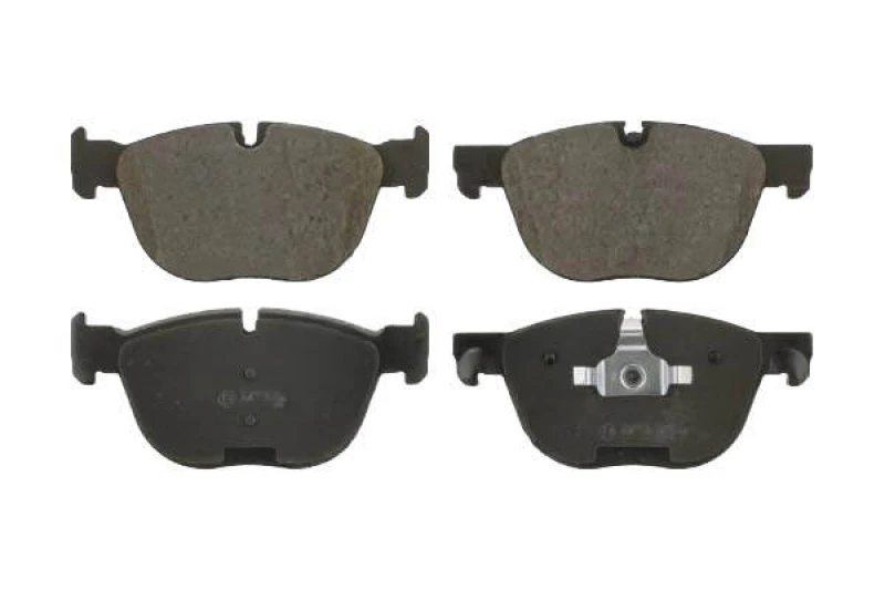 Image of Blue PRINT ADB114206 Brake pad set Front Axle, prepared for wear warning indicator, with piston clip Brake Pad Set,disc brake (402)