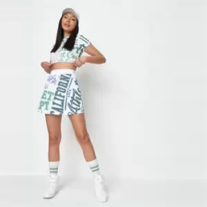 Missguided Petite Vintage Co-ord Shorts - Multi