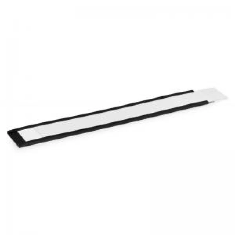 Image of Durable Durable Magnetic C Channel Ticket Lable Holders - 5 Pack - 200 x 30mm - Black Charcoal