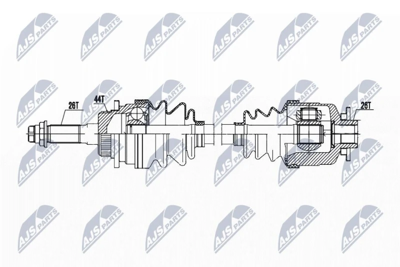 Image of NTY Drive shaft NTY NPW-MZ-072